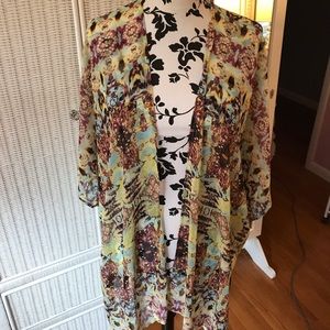 MULTI PRINT DANIEL RAINN KIMONO SIZE M/L